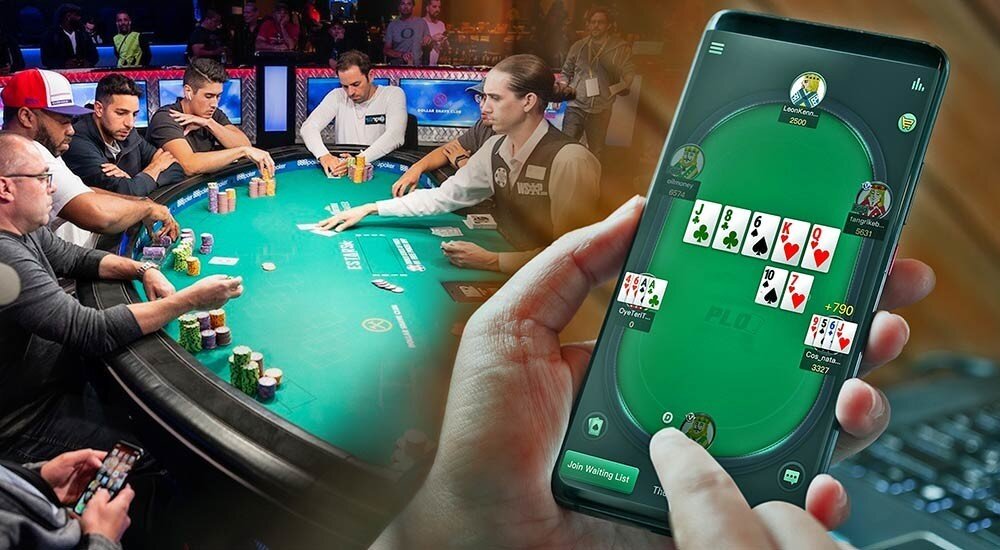 Poker Games in an Online Casino